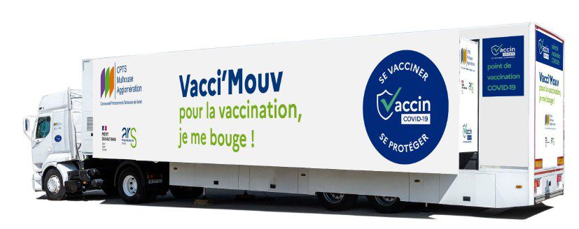 Centre de vaccination mobile Vacci’Mouv : la tournée d’octobre