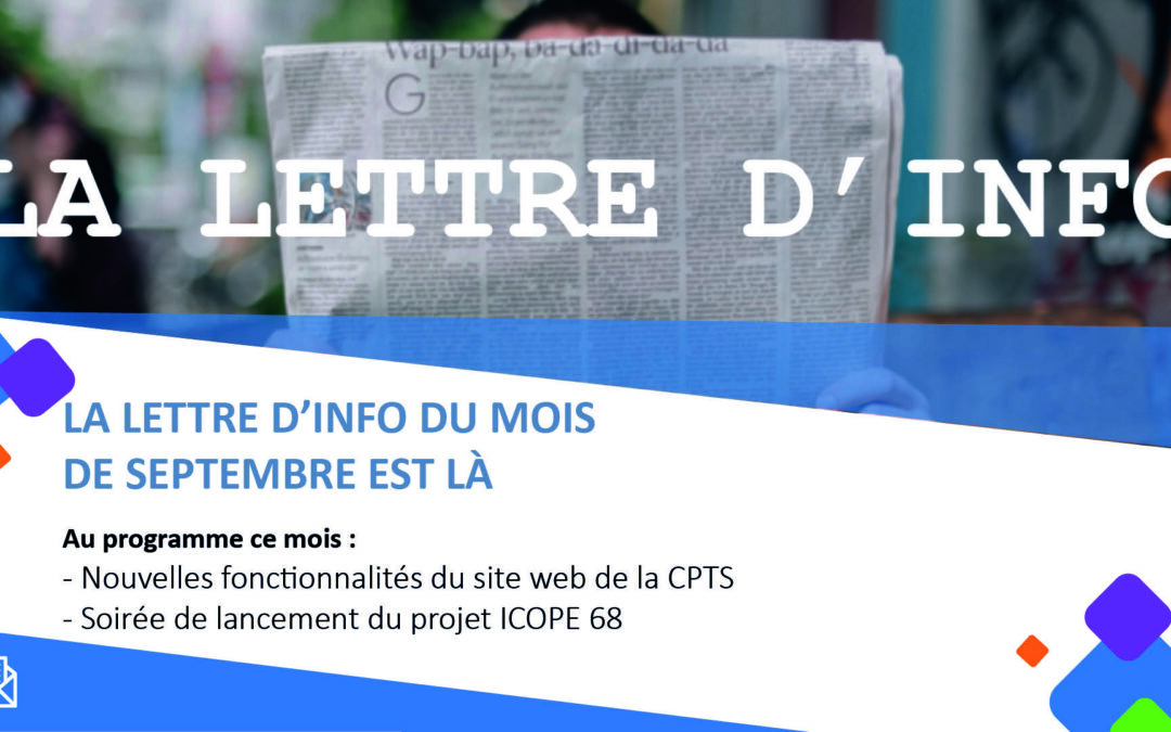 La lettre d’information N°14 – septembre 2022