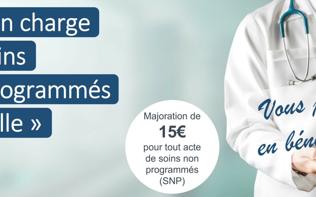 Médecin généraliste : participation à la prise en charge des soins non programmés