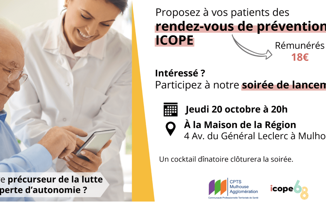 Participez au lancement du programme ICOPE le 20 octobre à 20h00