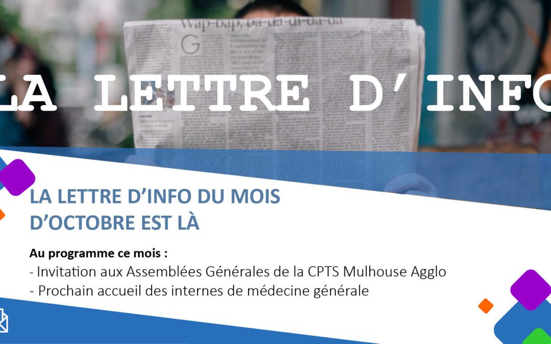 La lettre d’information N°15 – octobre 2022