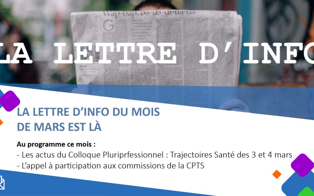 La lettre d’information N°20 – mars 2023