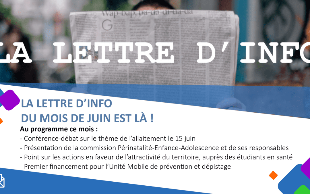 La lettre d’information N°23 – juin 2023