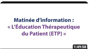 Matinée sur le thème de l’Éducation Thérapeutique du Patient (ETP) – 07/10/2023