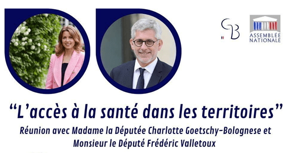 Venez débattre avec le député Frédéric Valletoux sur le thème de “l’accès à la santé dans les territoires”