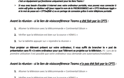 Procédure pour la visio